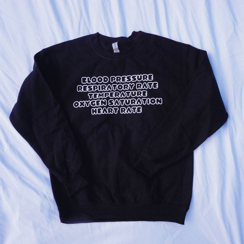 Vitals List Crewneck Sweatshirt