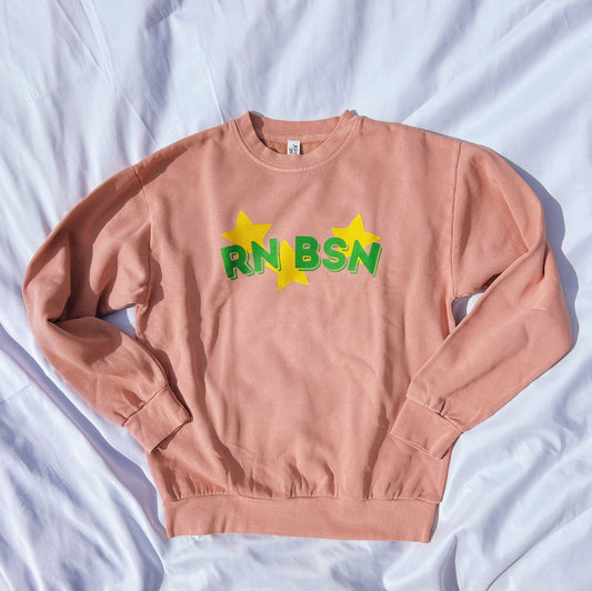 RN BSN Star Crewneck Sweatshirt