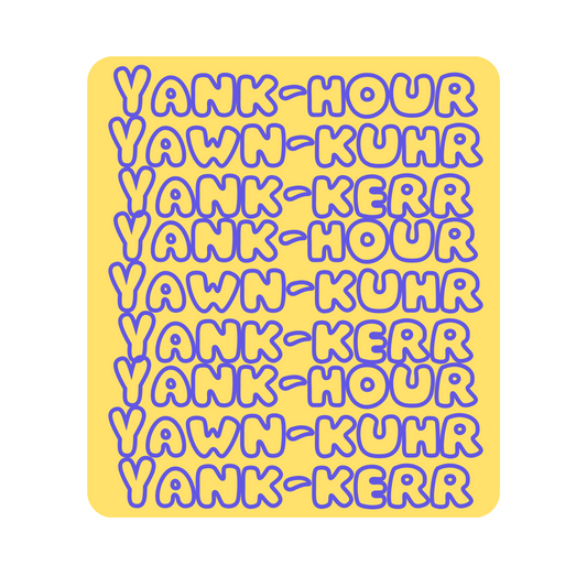 Yankauer Sticker