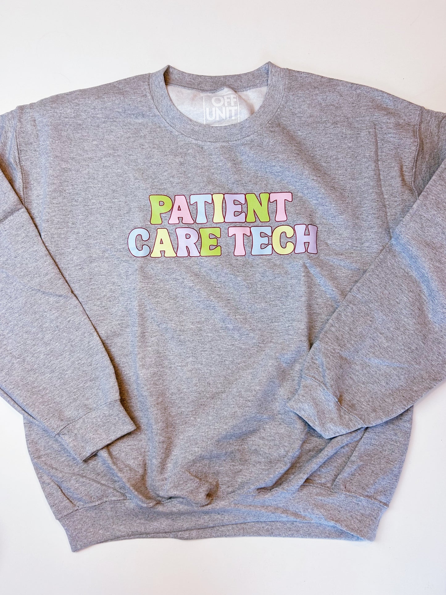 Patient Care Tech Crewneck Sweatshirt