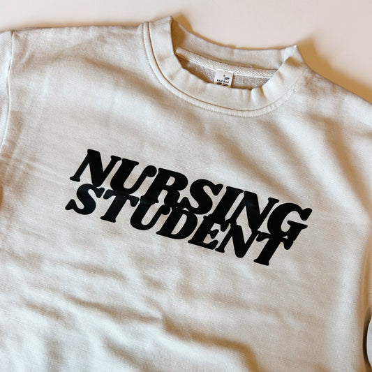 Nursing Student Crewneck Sweatshirt