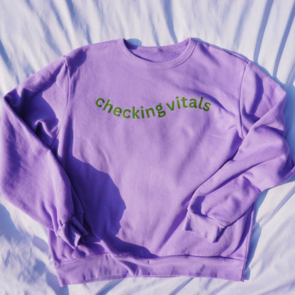 Checking Vitals Crewneck Sweatshirt