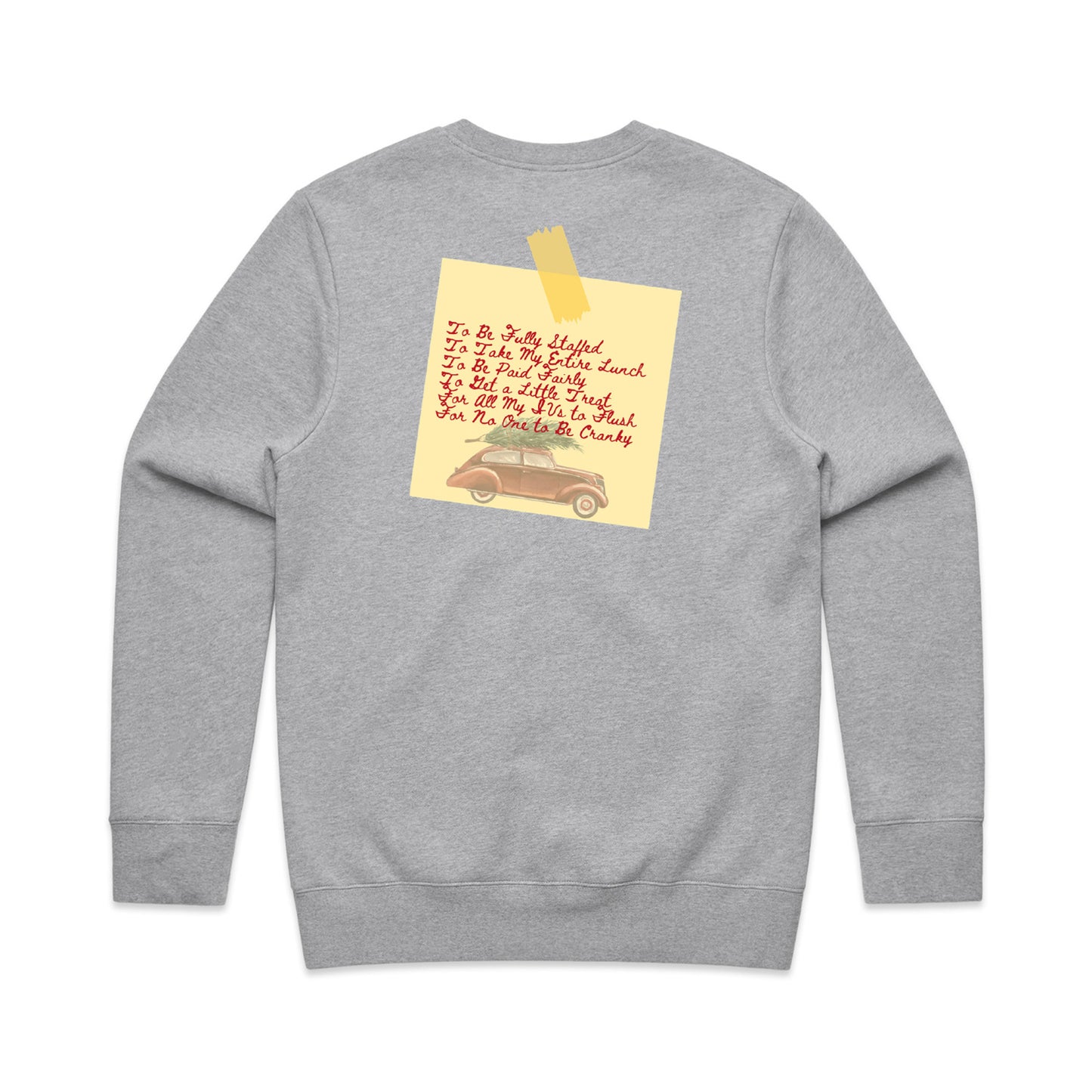 Unit Christmas List Crewneck Sweatshirt