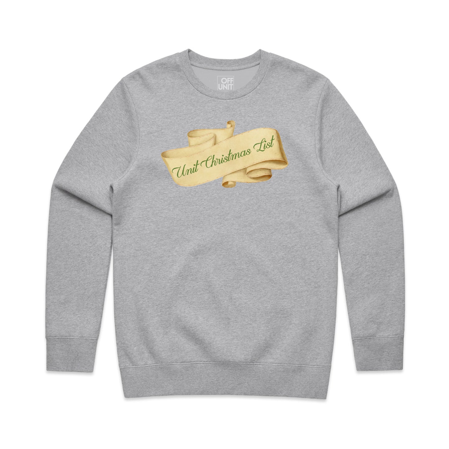Unit Christmas List Crewneck Sweatshirt
