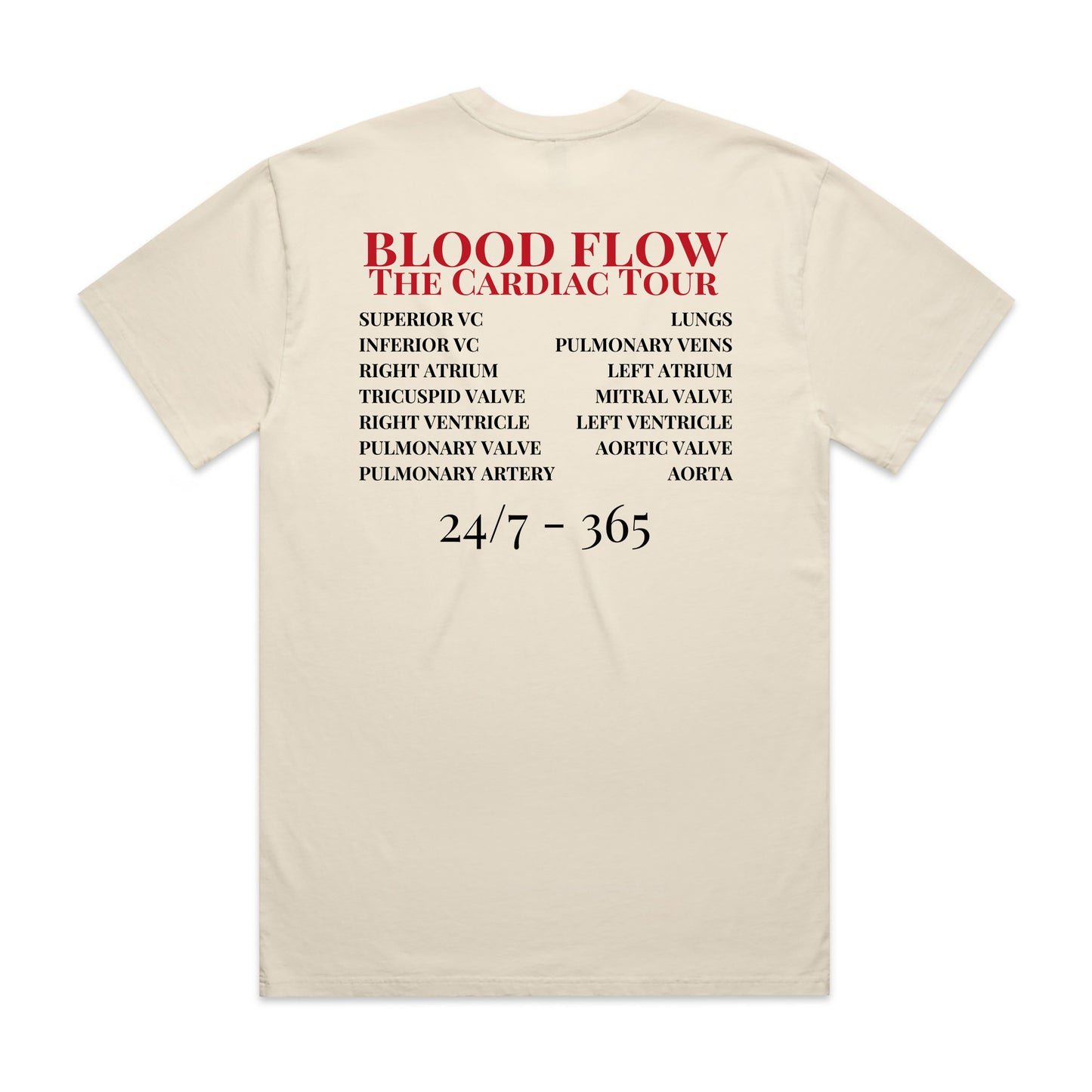 Blood Flow: The Cardiac Tour T-Shirt